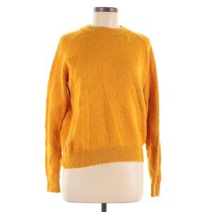 Yellow Zara Alpaca Knit Sweater